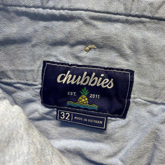 CHUBBIES Mens Shorts - Size 32 Beige khaki - stretch cotton - Picture 3 of 12